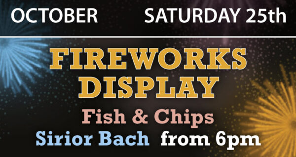 Fireworks plus fish n chips